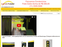 Tablet Screenshot of lojadoprotetor.com.br